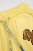 Дитячі бавовняні шорти Coccodrillo колір жовтий