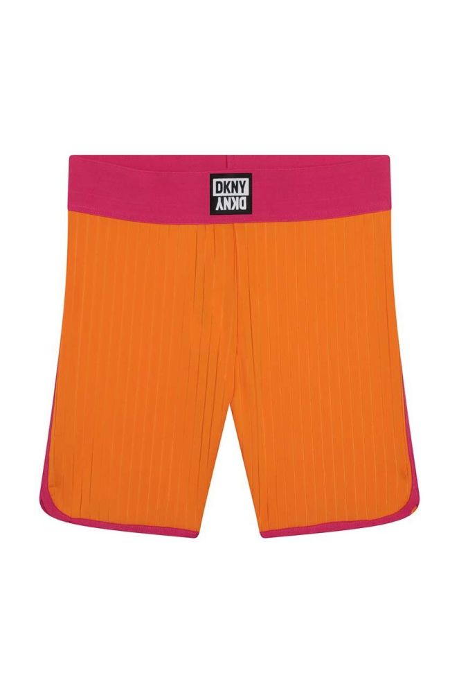 Дитячі шорти Dkny колір помаранчевий з аплікацією (3078806)