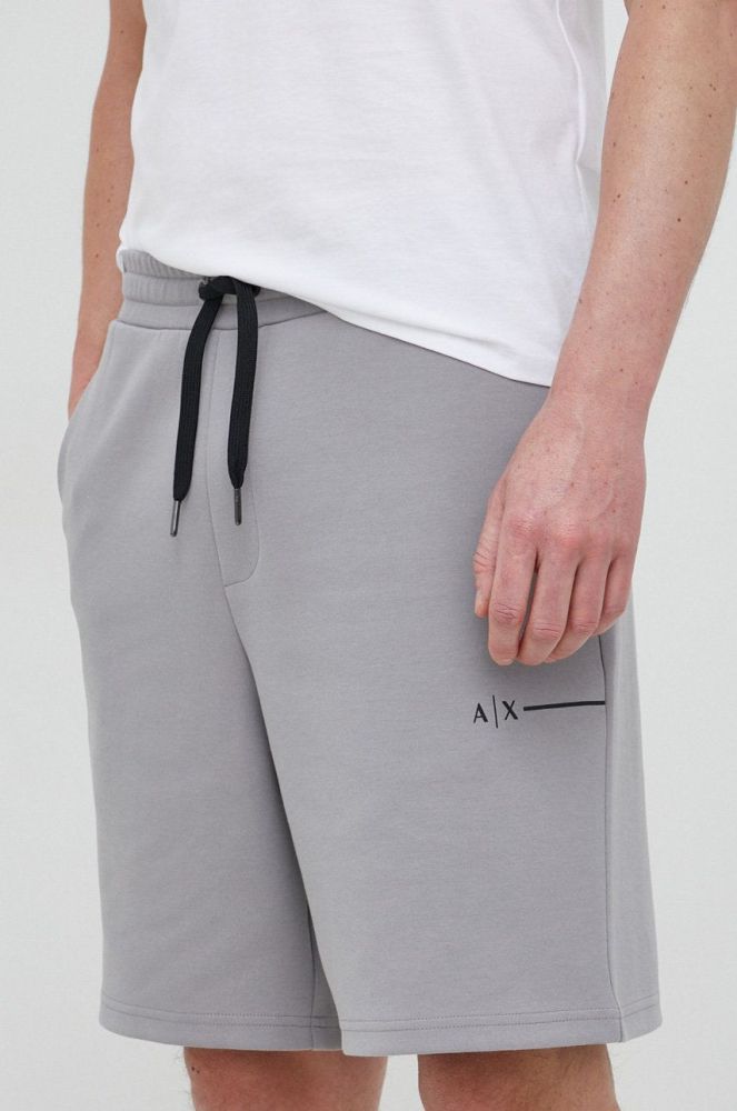 Шорти Armani Exchange чоловічі колір сірий (2940228)