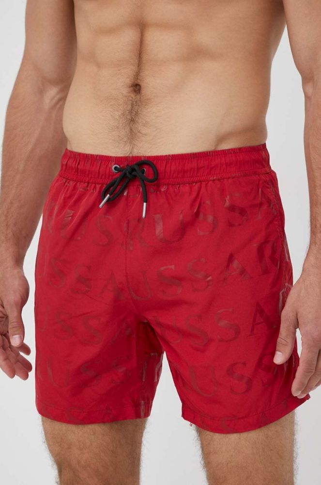 Купальні шорти Trussardi колір бордовий (3285901)