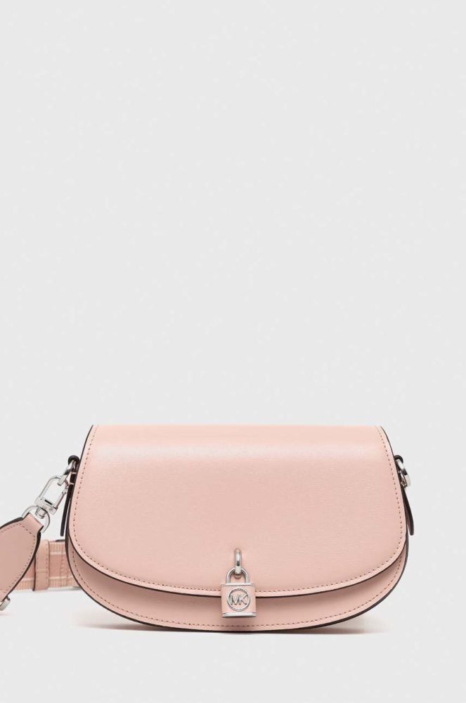 Шкіряна сумочка MICHAEL Michael Kors колір рожевий (3145357)