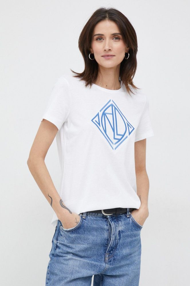 Футболка Lauren Ralph Lauren жіночий колір білий (2894159)
