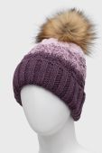 Шапка і снуд Answear Lab колір фіолетовий