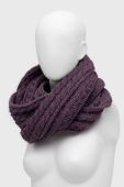 Шапка і снуд Answear Lab колір фіолетовий