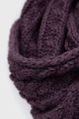 Шапка і снуд Answear Lab колір фіолетовий