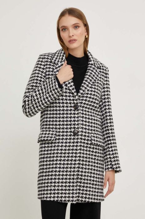 Пальто Answear Lab жіночий колір чорний перехідний (3611199)