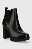 Черевики Answear Lab жіночі колір чорний каблук блок (3551859)