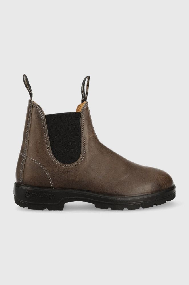 Шкіряні черевики Blundstone 1469 жіночі колір сірий на плоскому ходу